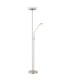 Ganina Mother & Child Lamp Nickel Matt Opal Glass Shade LED Dimmable 3000K Touch Dimmer-5