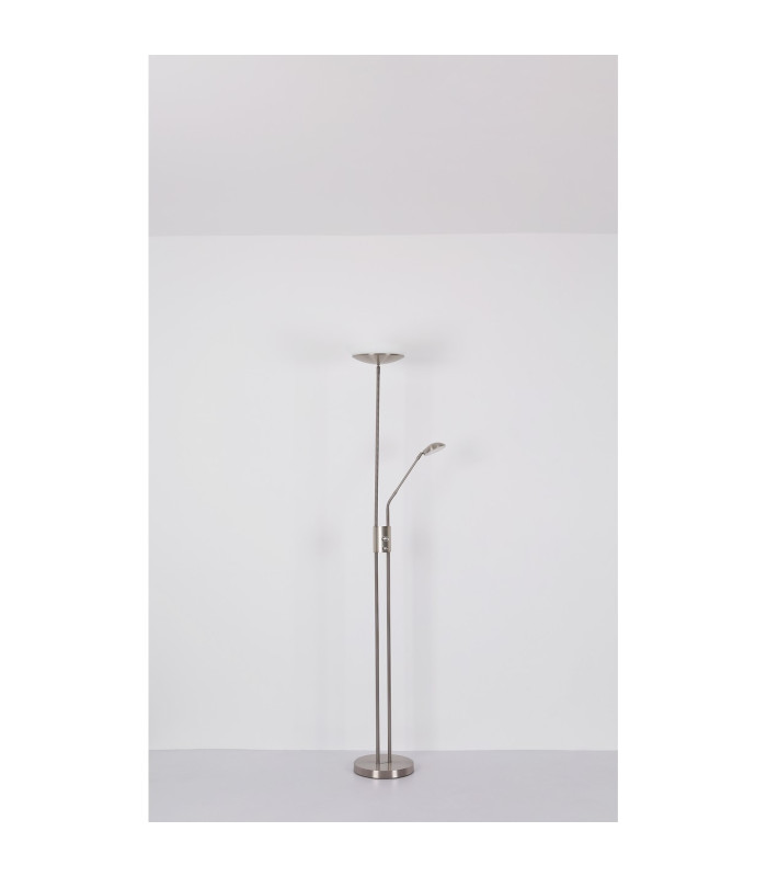 Ganina Mother & Child Lamp Nickel Matt Opal Glass Shade LED Dimmable 3000K Touch Dimmer-8