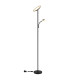 Skopo Mother & Child Lamp Matt Black LED Dimmable 3000-6500K Touch Dimmer-9