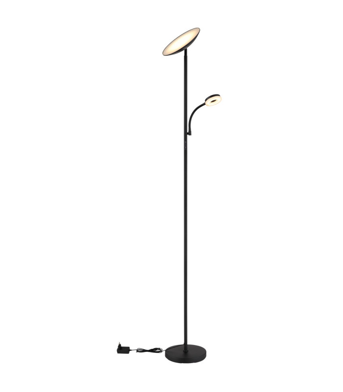 Skopo Mother & Child Lamp Matt Black LED Dimmable 3000-6500K Touch Dimmer-9