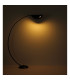 Robles Arc Floor Lamp Matt Black LED Dimmable 3000K-5