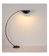 Robles Arc Floor Lamp Matt Black LED Dimmable 3000K-6