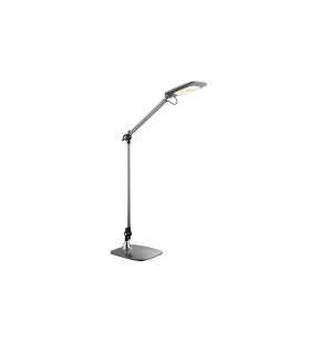 Pattaya Desk Task Lamp Silver Grey LED Dimmable 5000-3000K Touch Dimmer-1