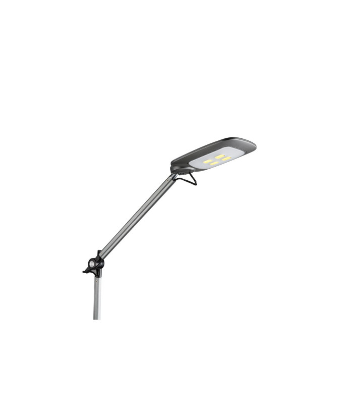 Pattaya Desk Task Lamp Silver Grey LED Dimmable 5000-3000K Touch Dimmer-3