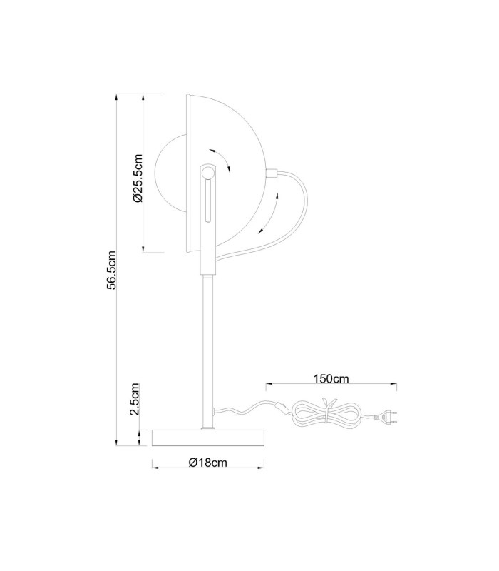 Xirena Table Lamp Chrome 1x E27-4