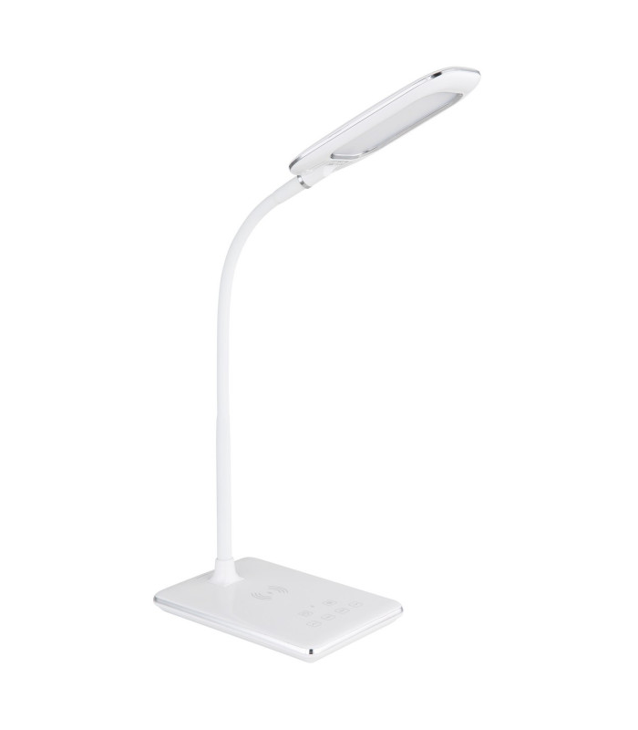 Hekla Desk Task Lamp White LED Dimmable 3000-6500K Touch Dimmer Wireless Charge Timer-2