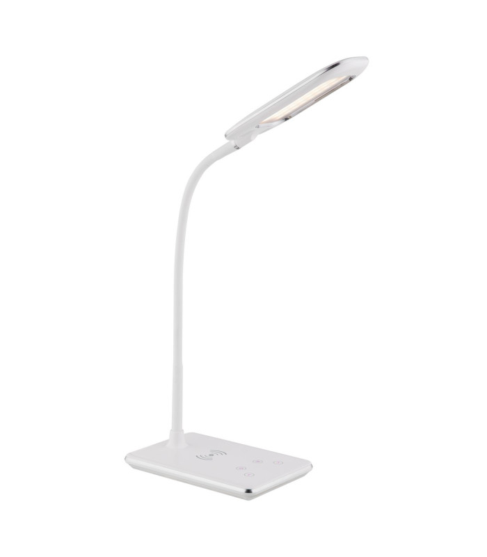 Hekla Desk Task Lamp White LED Dimmable 3000-6500K Touch Dimmer Wireless Charge Timer-3