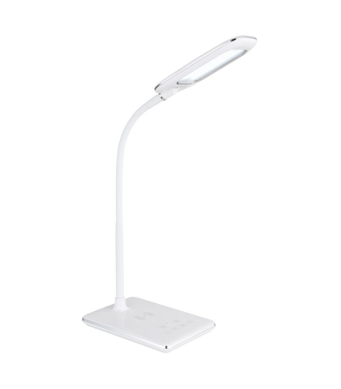 Hekla Desk Task Lamp White LED Dimmable 3000-6500K Touch Dimmer Wireless Charge Timer-7