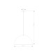 Lenn Dome Pendant Ceiling Light Black 1x E27-2