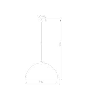 Lenn Dome Pendant Ceiling Light Black 1x E27-2