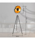 Lenn Tripod Floor Lamp Black 1x E27-4
