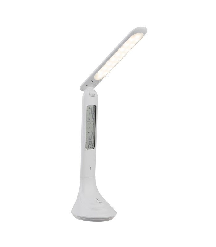 Tyrell Desk Task Lamp White LED 4000K Clock Timer-1