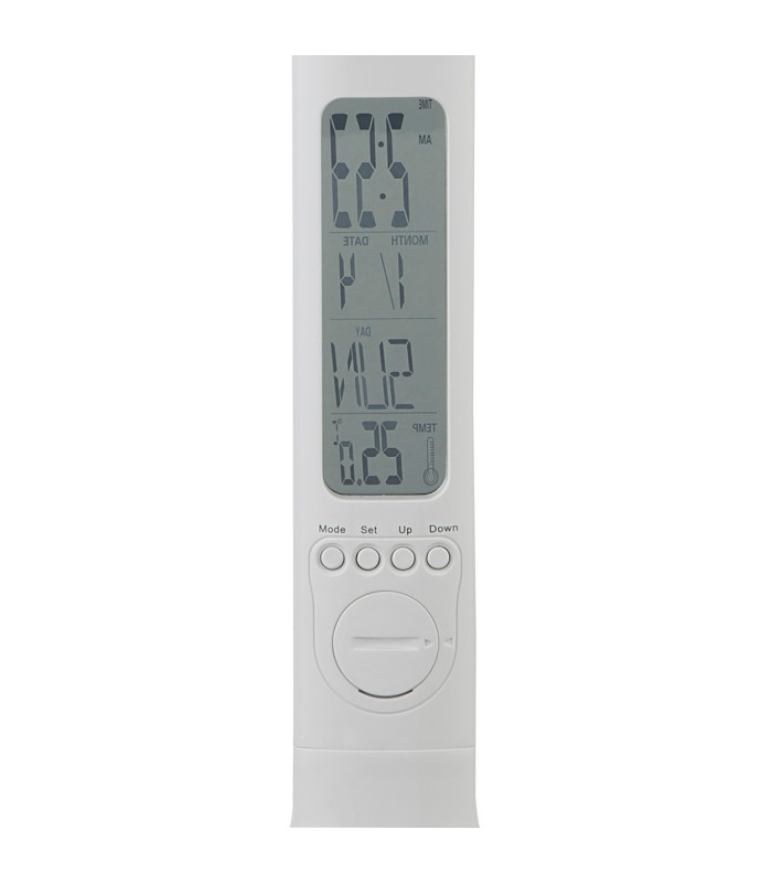 Tyrell Desk Task Lamp White LED 4000K Clock Timer-4