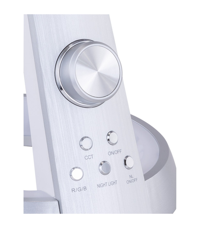 Mitti Desk Task Lamp Silver Colored LED Dimmable 4000-3000K-4