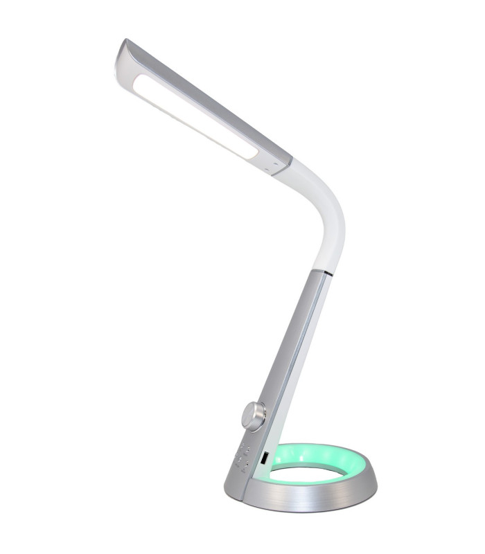 Mitti Desk Task Lamp Silver Colored LED Dimmable 4000-3000K-5