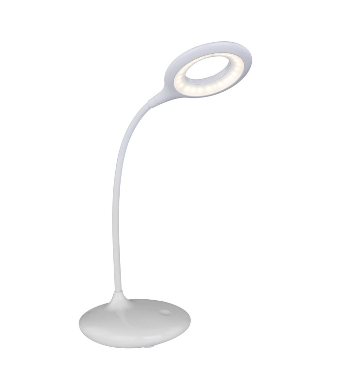 Pia Desk Task Lamp White LED Dimmable 4000K Touch Dimmer-1