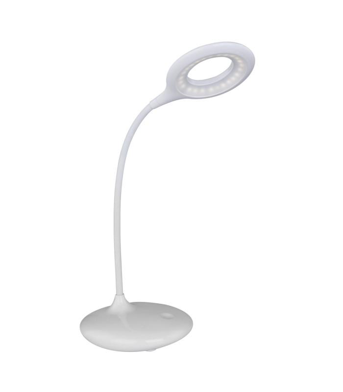 Pia Desk Task Lamp White LED Dimmable 4000K Touch Dimmer-5