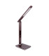 Tanna Integrated LED Table Lamp Dark Brown LED Dimmable 3000-6000K Clock-2