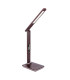 Tanna Integrated LED Table Lamp Dark Brown LED Dimmable 3000-6000K Clock-5
