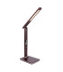 Tanna Integrated LED Table Lamp Dark Brown LED Dimmable 3000-6000K Clock-6