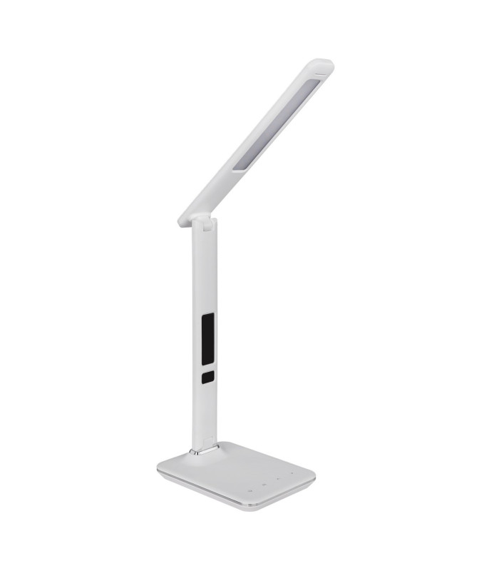 Tanna Integrated LED Table Lamp White LED Dimmable 3000-6000K Clock-2
