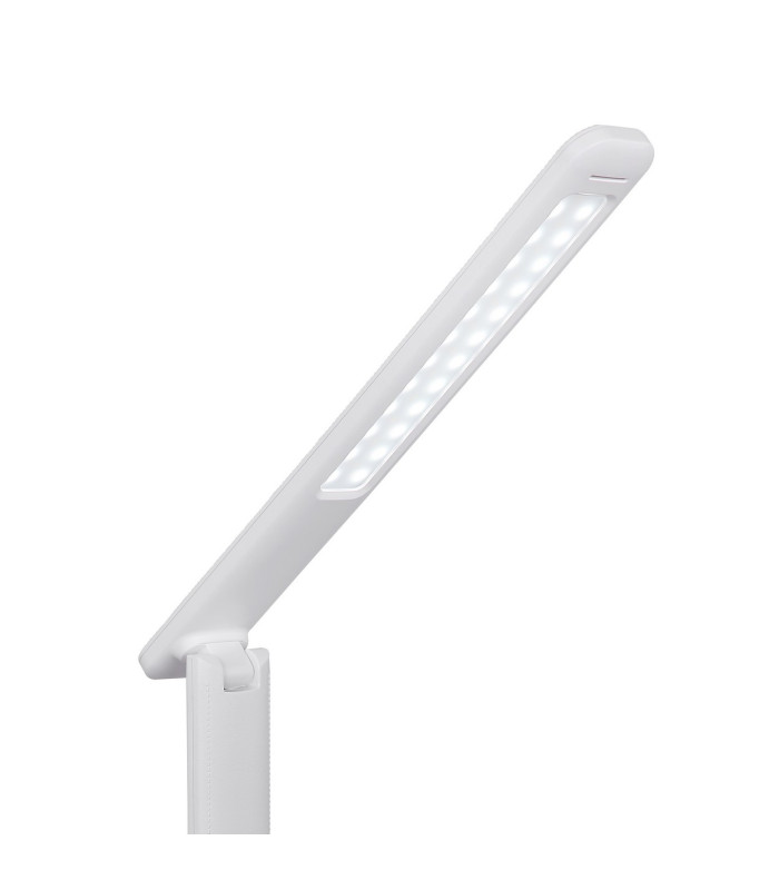Tanna Integrated LED Table Lamp White LED Dimmable 3000-6000K Clock-5