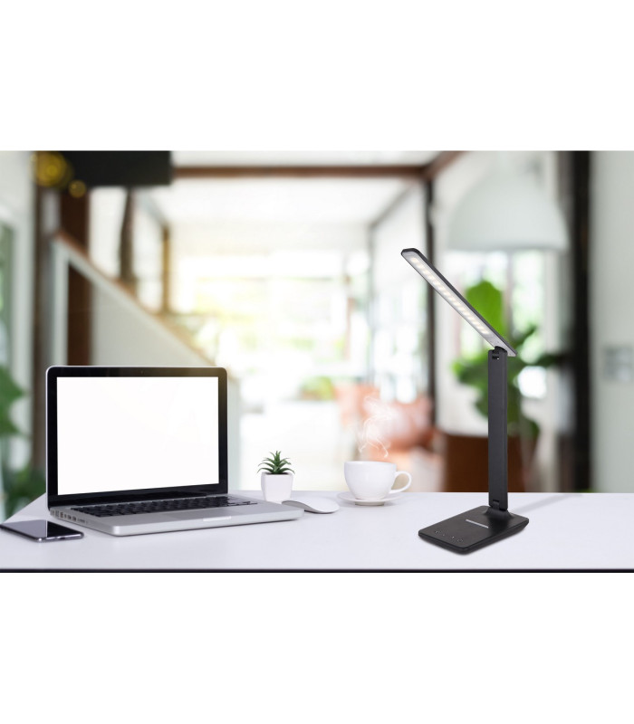 Bulla Integrated LED Table Lamp Black LED Dimmable 3000-6000K-7