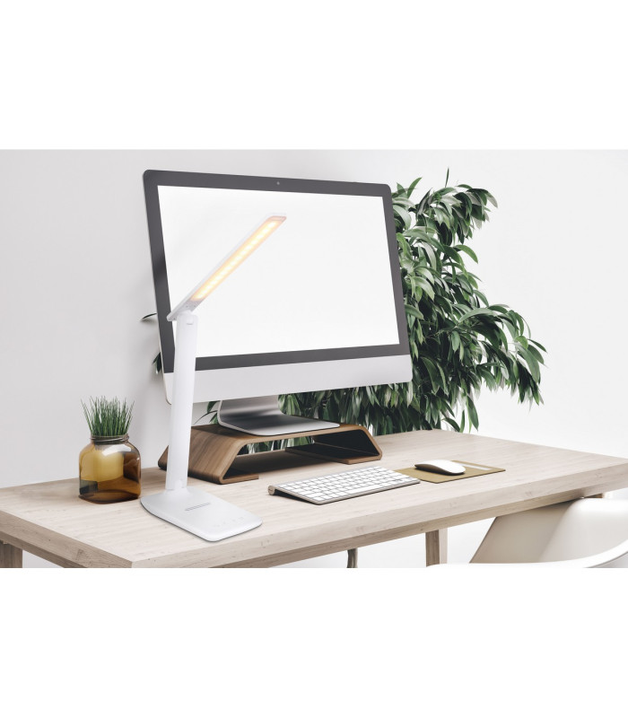 Bulla Integrated LED Table Lamp White LED Dimmable 3000-6000K-7