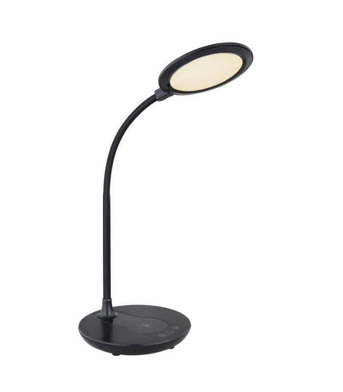 Regina Desk Task Lamp Black LED Dimmable 3000-6000K Touch Dimmer Wireless Charge-1