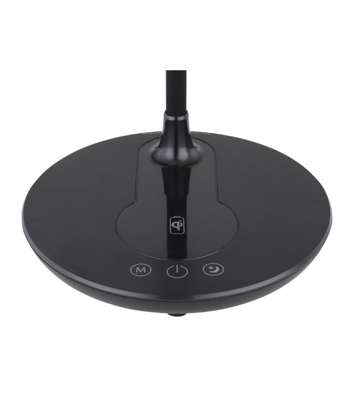 Regina Desk Task Lamp Black LED Dimmable 3000-6000K Touch Dimmer Wireless Charge-3