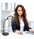 Regina Desk Task Lamp Black LED Dimmable 3000-6000K Touch Dimmer Wireless Charge-7