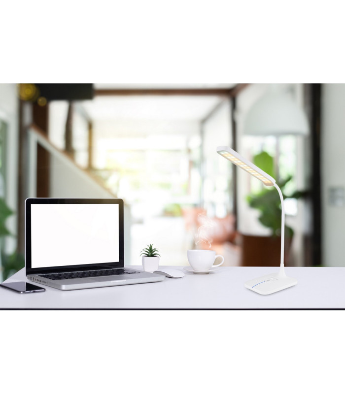 Urano Integrated LED Table Lamp White LED Dimmable 3000-6500K Touch Dimmer-7