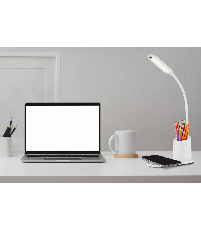 Melli Integrated LED Table Lamp White LED Dimmable 2700-6000K Wireless Charge-7