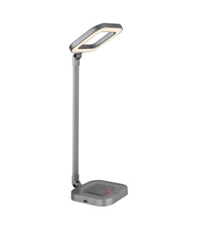 Monaco Integrated LED Table Lamp Grey LED Dimmable 2700-6000K Wireless Charge-1