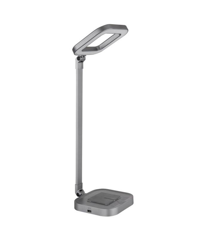 Monaco Integrated LED Table Lamp Grey LED Dimmable 2700-6000K Wireless Charge-2