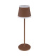 Ridley Bedside Table Lamp Rust Colored IP54 LED Dimmable 3000K Touch Dimmer-2