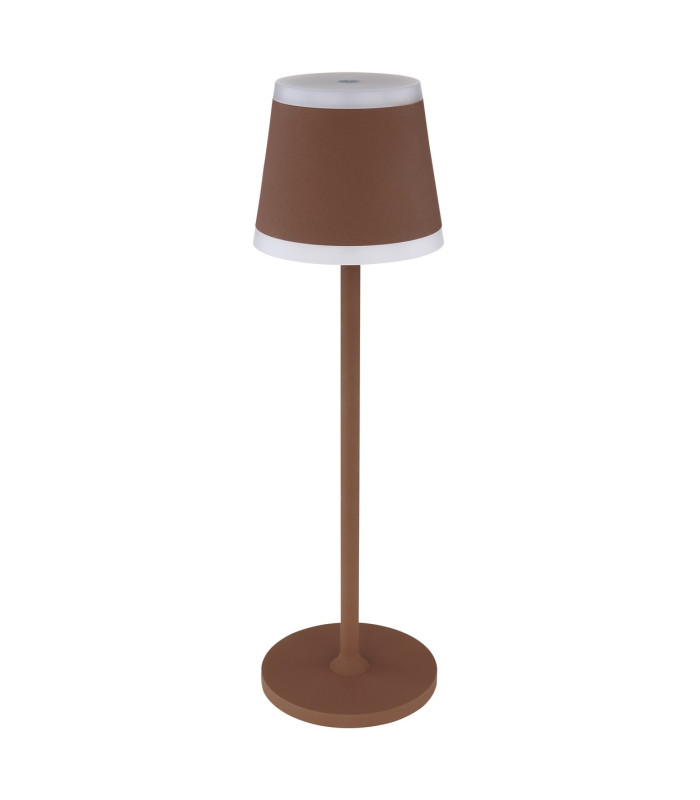 Ridley Bedside Table Lamp Rust Colored IP54 LED Dimmable 3000K Touch Dimmer-2