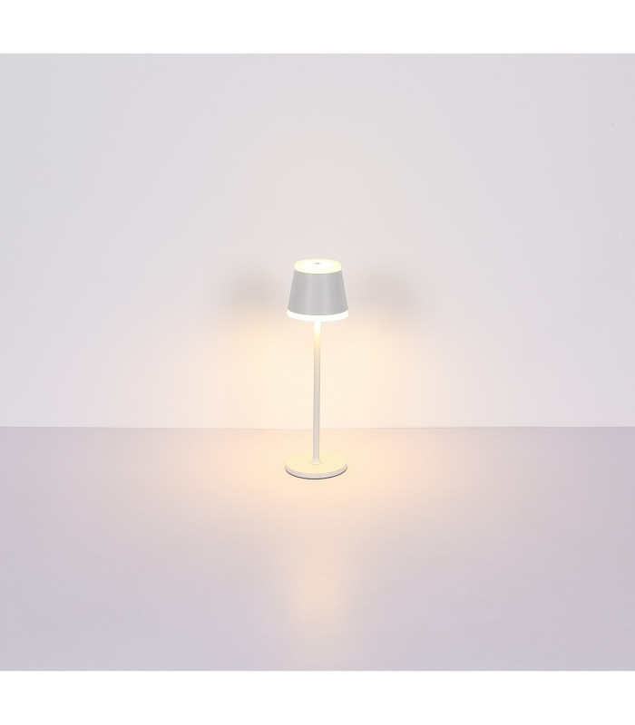 Ridley Bedside Table Lamp Rust Colored IP54 LED Dimmable 3000K Touch Dimmer-6