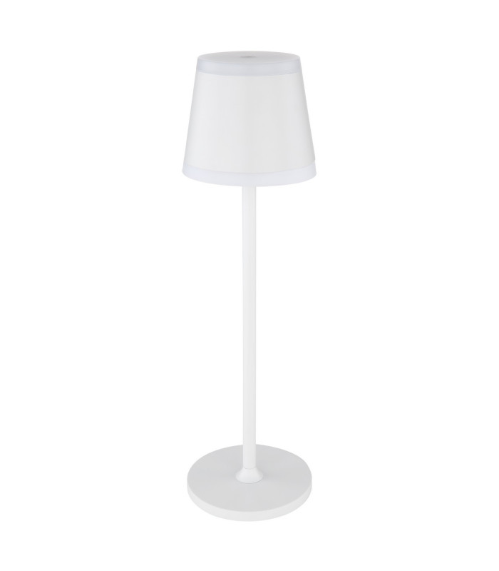 Ridley Bedside Table Lamp White Matt IP54 LED Dimmable 3000K Touch Dimmer-2