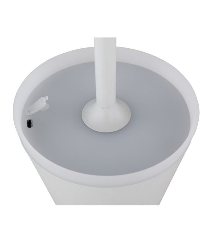 Ridley Bedside Table Lamp White Matt IP54 LED Dimmable 3000K Touch Dimmer-4