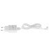 Ridley Bedside Table Lamp White Matt IP54 LED Dimmable 3000K Touch Dimmer-5