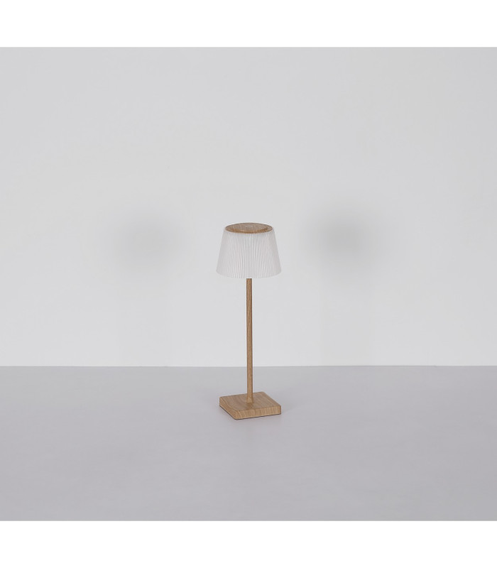 Gregoir Bedside Table Lamp Matt Black Brown IP44 LED Dimmable 3000-4000K Touch Dimmer-9
