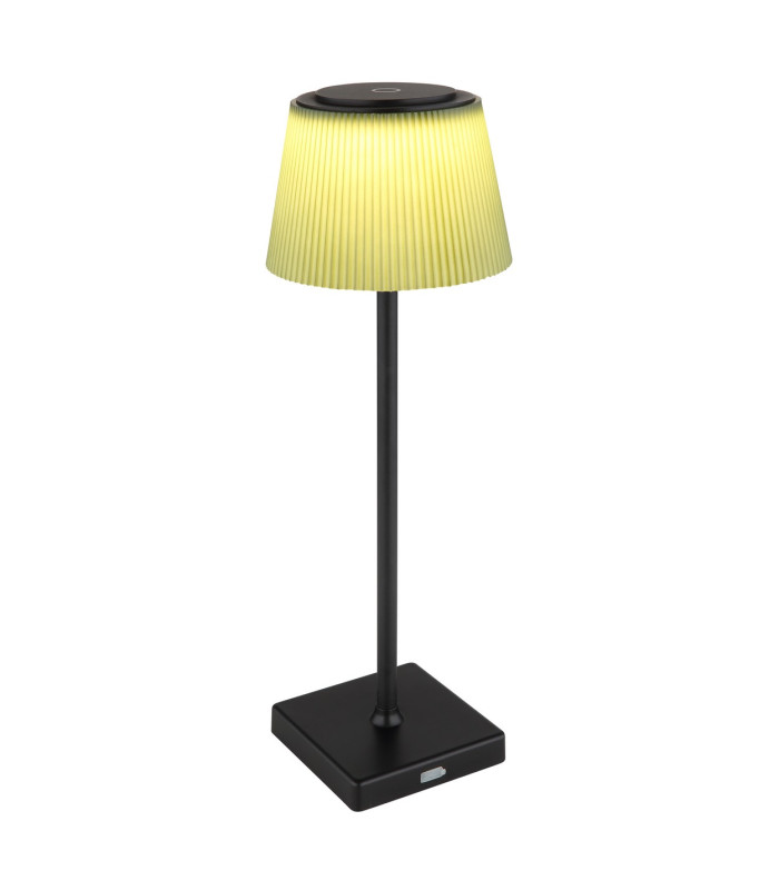 Gregoir Bedside Table Lamp Matt Black Green IP44 LED Dimmable 3000-4000K Touch Dimmer-1