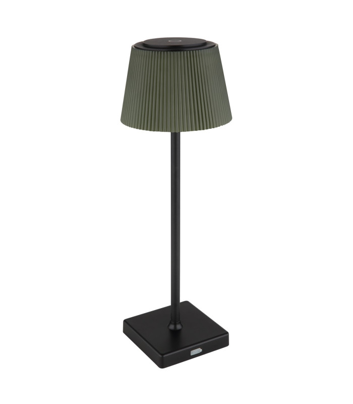 Gregoir Bedside Table Lamp Matt Black Green IP44 LED Dimmable 3000-4000K Touch Dimmer-2
