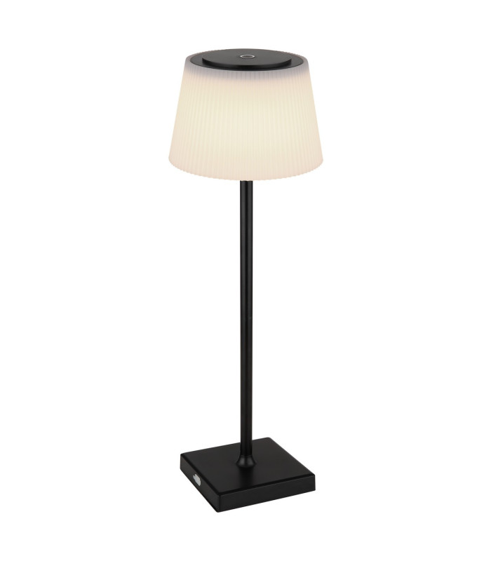 Gregoir Bedside Table Lamp Matt Black IP44 LED Dimmable 3000-5000K Touch Dimmer-1