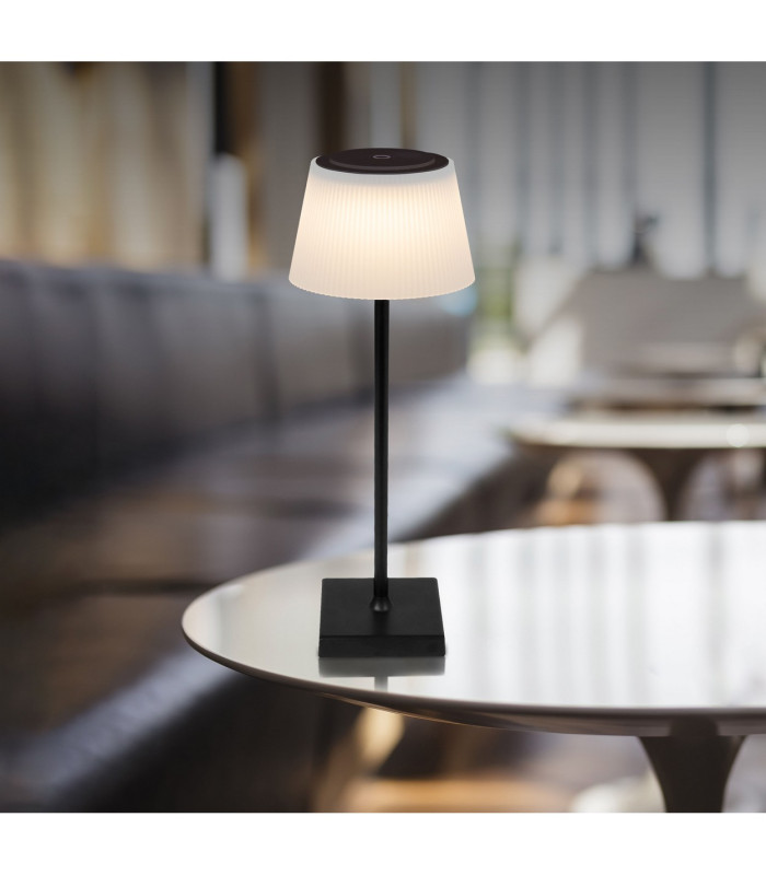 Gregoir Bedside Table Lamp Matt Black IP44 LED Dimmable 3000-5000K Touch Dimmer-11