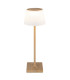 Gregoir Bedside Table Lamp Wood Look Dark IP44 LED Dimmable 3000-4000K Touch Dimmer-3