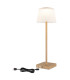 Gregoir Bedside Table Lamp Wood Look Dark IP44 LED Dimmable 3000-4000K Touch Dimmer-8