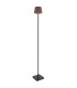 Gregoir LED Integrated Floor Lamp Matt Black Brown IP44 LED Dimmable 3000-4000K Touch Dimmer-2