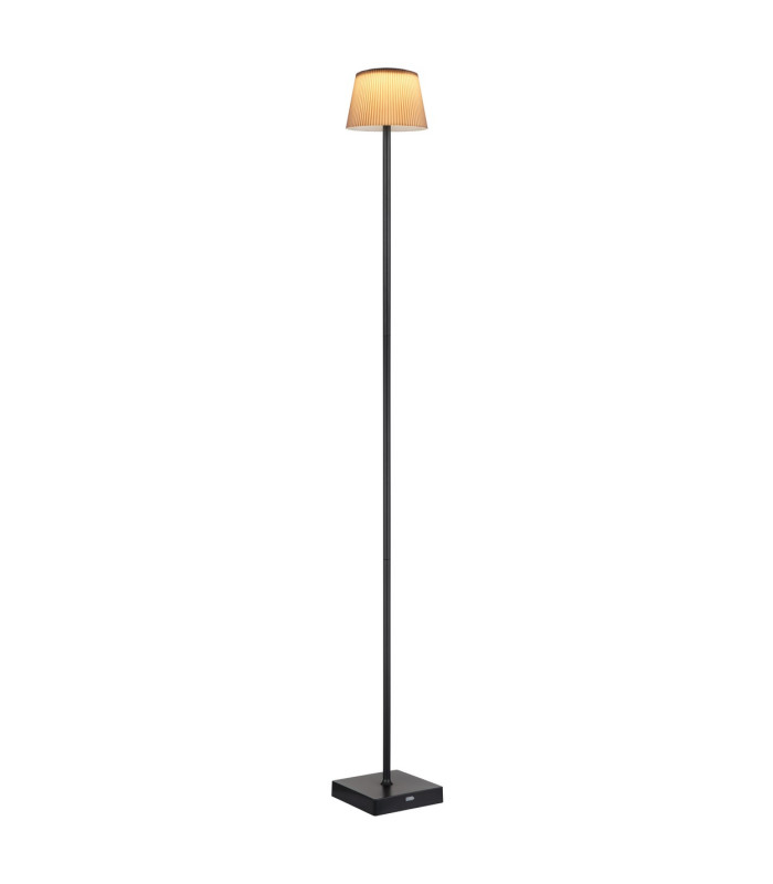Gregoir LED Integrated Floor Lamp Matt Black Brown IP44 LED Dimmable 3000-4000K Touch Dimmer-7